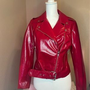 Bb Dakota patent leather jacket